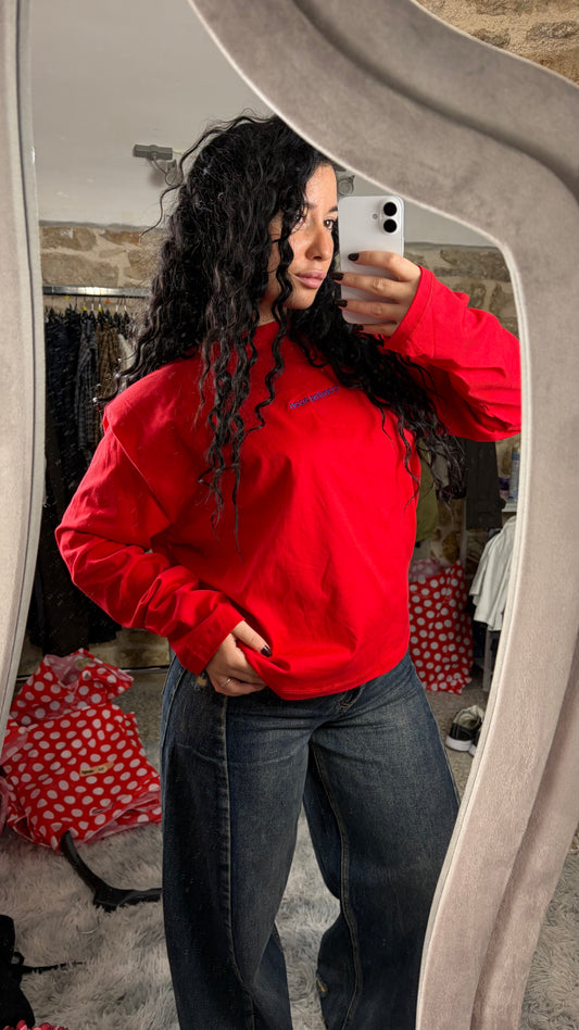 Maglia longsleeve Coming Soon con spalline imbottite - foto 2