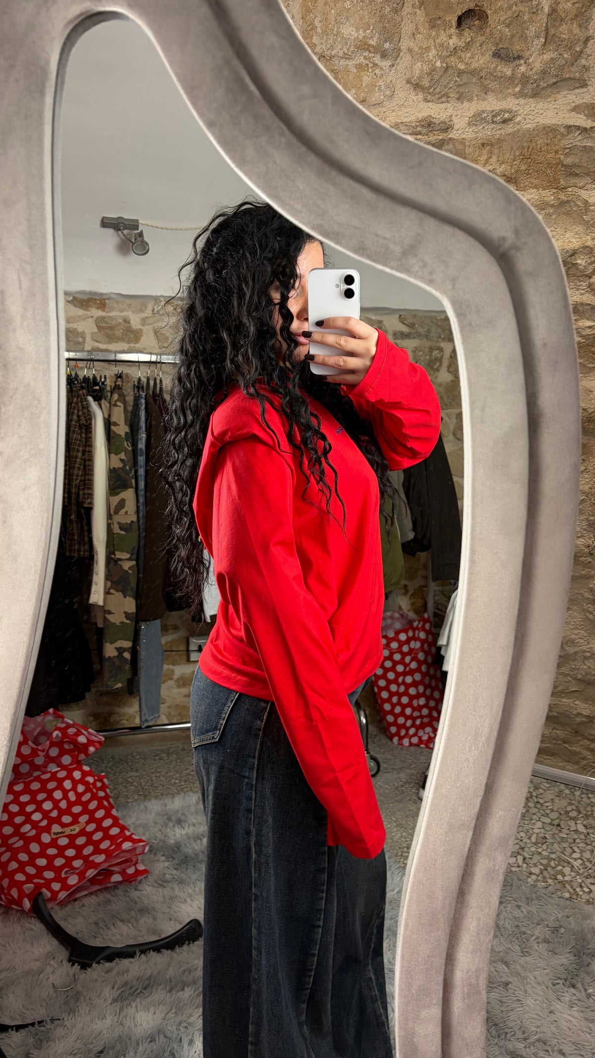 Maglia longsleeve Coming Soon con spalline imbottite - foto 3