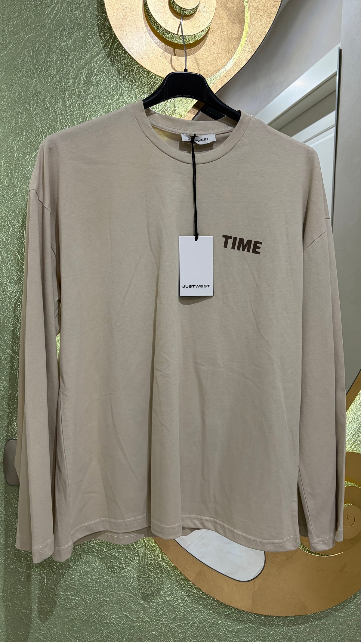 Maglia oversize maniche lunghe Good Things Take Time - foto 7