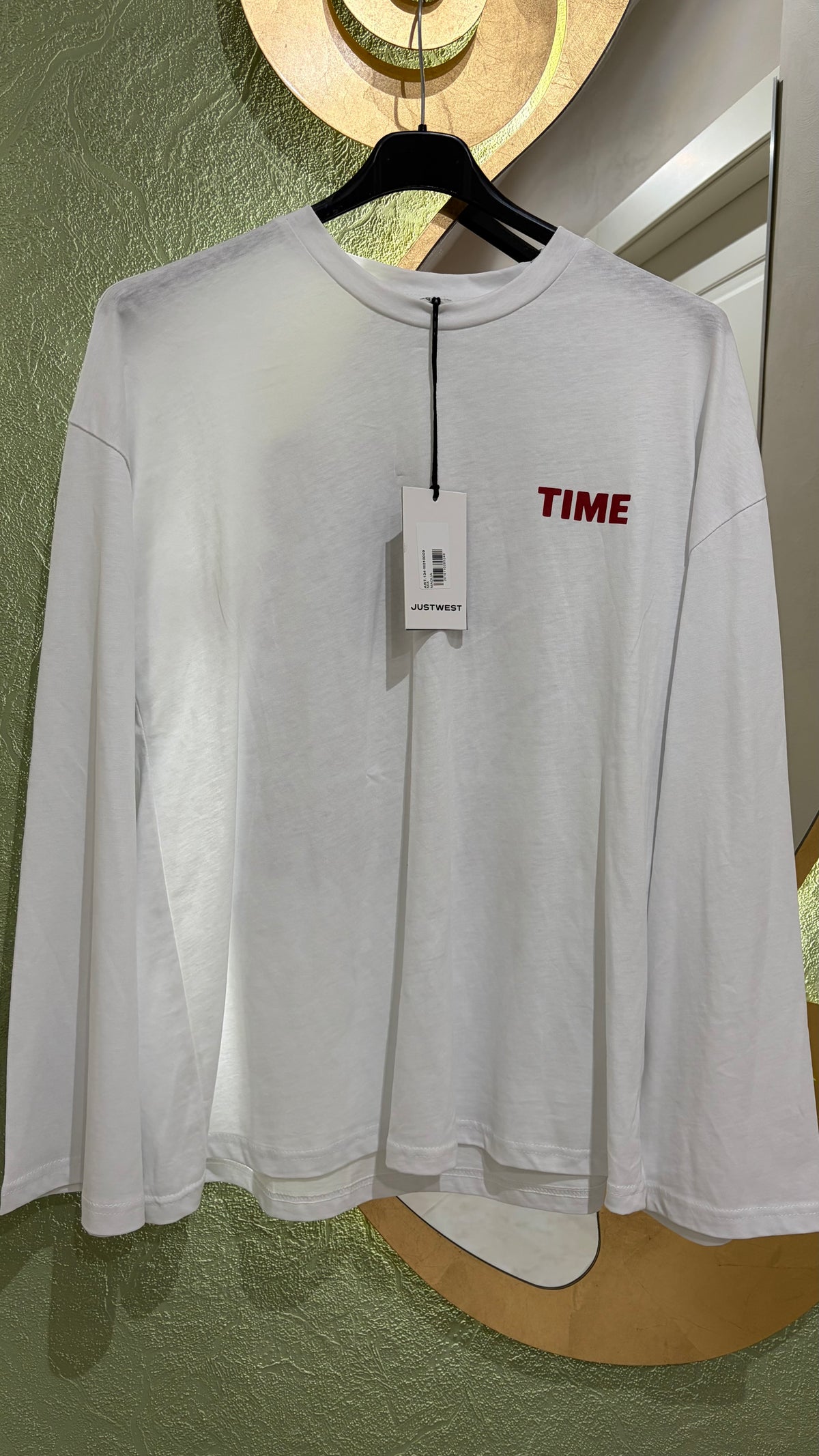 Maglia oversize maniche lunghe Good Things Take Time - foto 2
