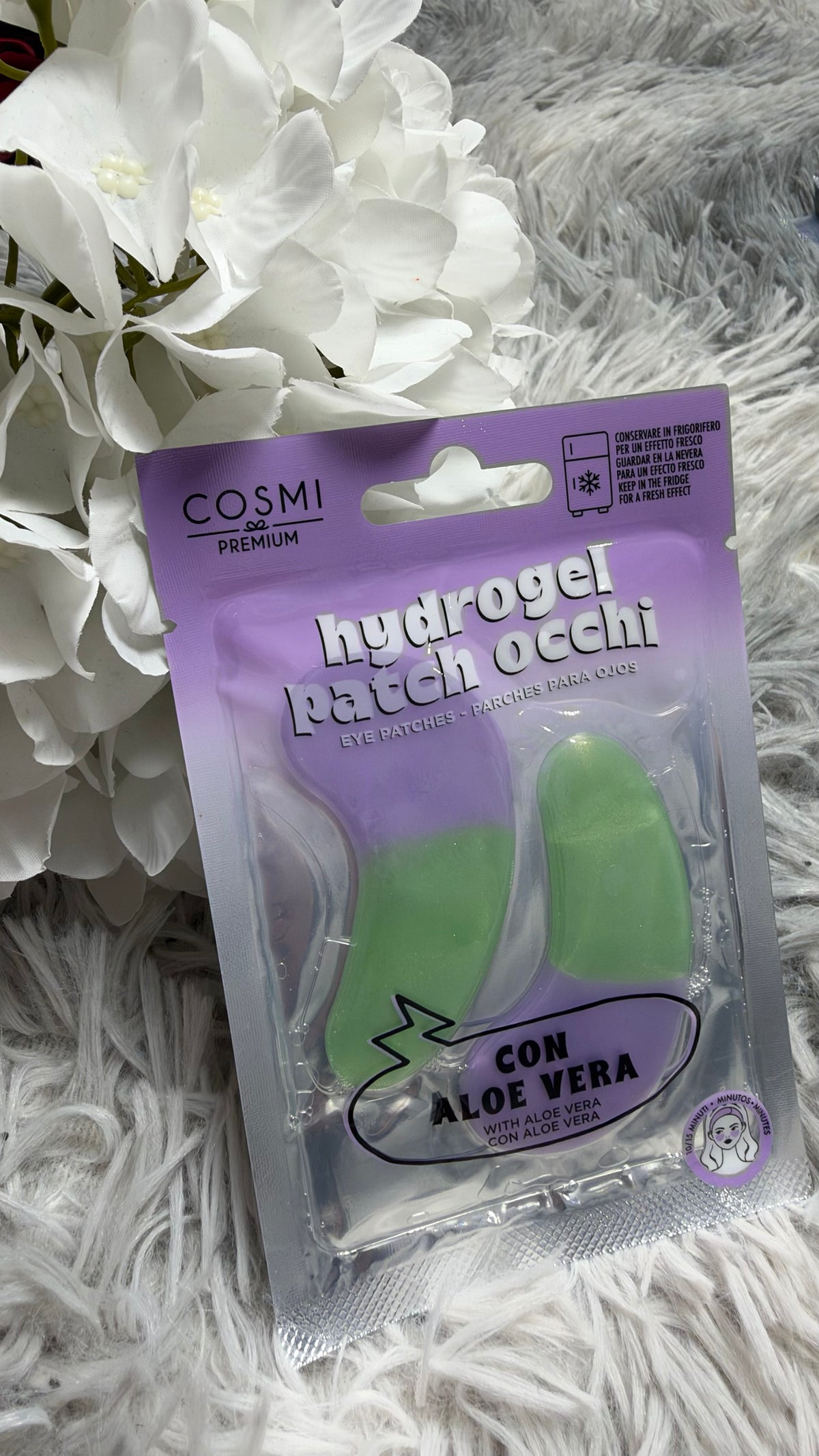 Patch occhi hydrogel Cosmi Premium con aloe vera